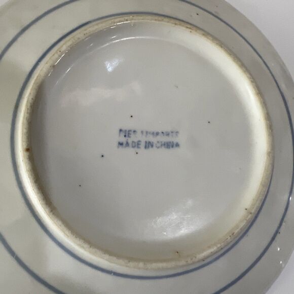 Pier 1 Imports Plates Chinese Blue Double Dragons Set of 4 (2 ~8.75" & 2 ~ 7.5") - Picture 14 of 16